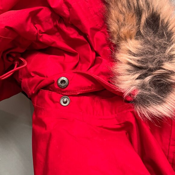LAND'S END - Down Parka - Red - Small - Picture 3 of 8